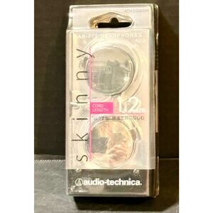 audio-technica SVon-ear headphones ear hanging type Silver ATH-EQ300M Japan nee